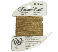 Металлизированная нить RG Treasure Braid TR61 Gold